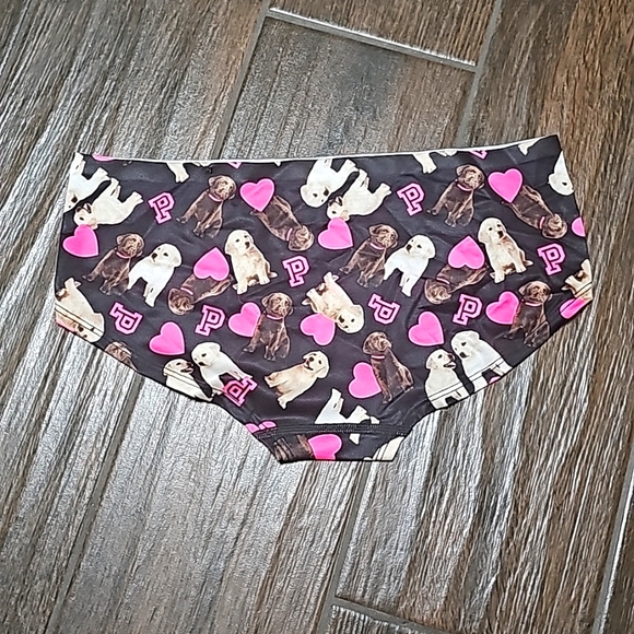🩷 *NEW with tags* Victoria's Secret PINK Seamless Puppy Dog Heart Panties - Picture 2 of 2